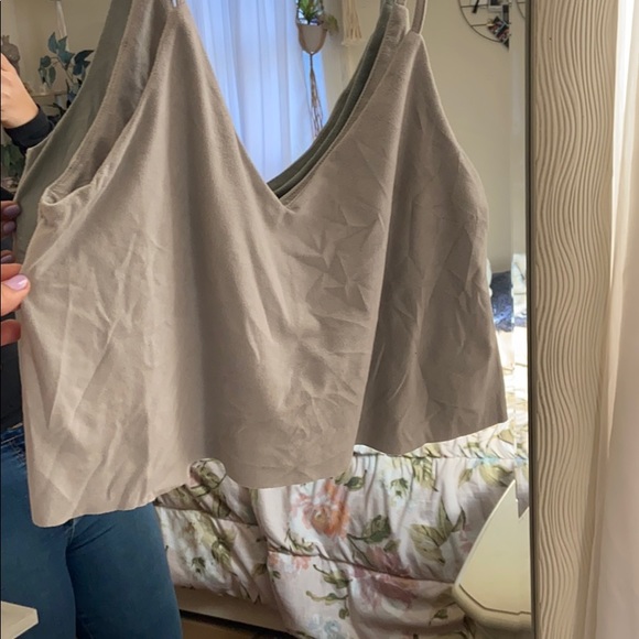 Gray spaghetti wrapped top - Picture 2 of 4